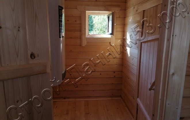 4 Брусовая баня  Б-18, 6х4м, 24 М, Новгородская область, Шимский район, деревня Любач. (7)